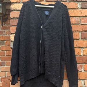 GAP Black Cardigan Sweater